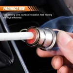 FeeLife Car Cigarette Lighter, 12V Metal Plastic Construction Lighter Plug, Pop-Out Car Cigarette Lighter, Auto Replacement Accessories for Most Vehicles Socket (12V)